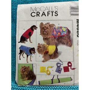McCalls 4648 dog vest leash pouch mat pattern